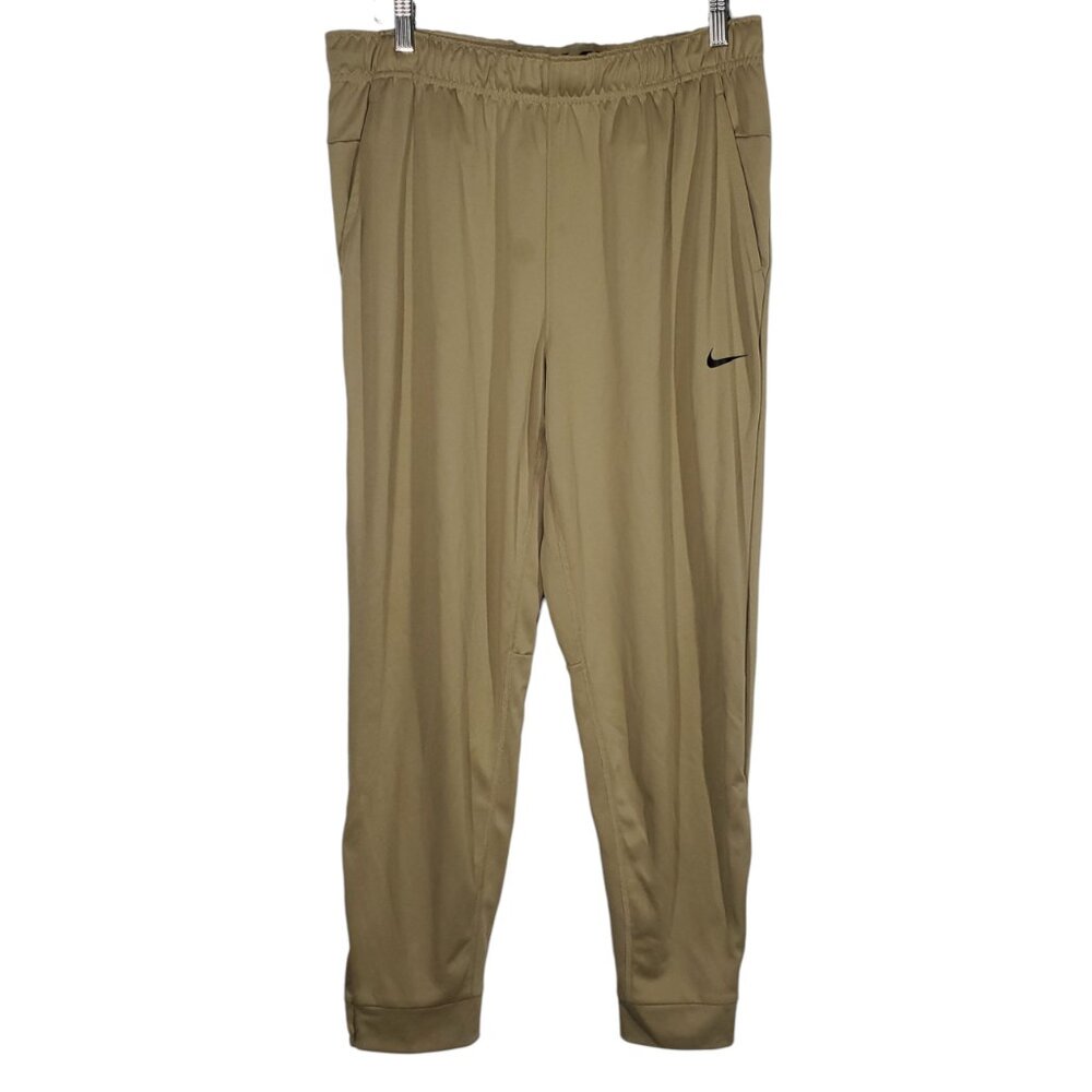 Nike Totality Dri-Fit Tapered Versatile Pants Men's L Khaki Running Training